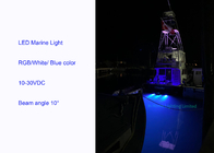 12V Marine LED Lights 316 Stainless Steel IP68 Blue Underwater Boat LED Lights